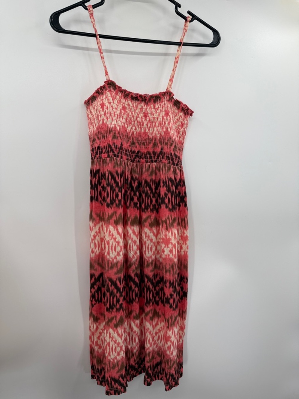 Mudd IKAT Smocked Midi Sundress Size M Juniors